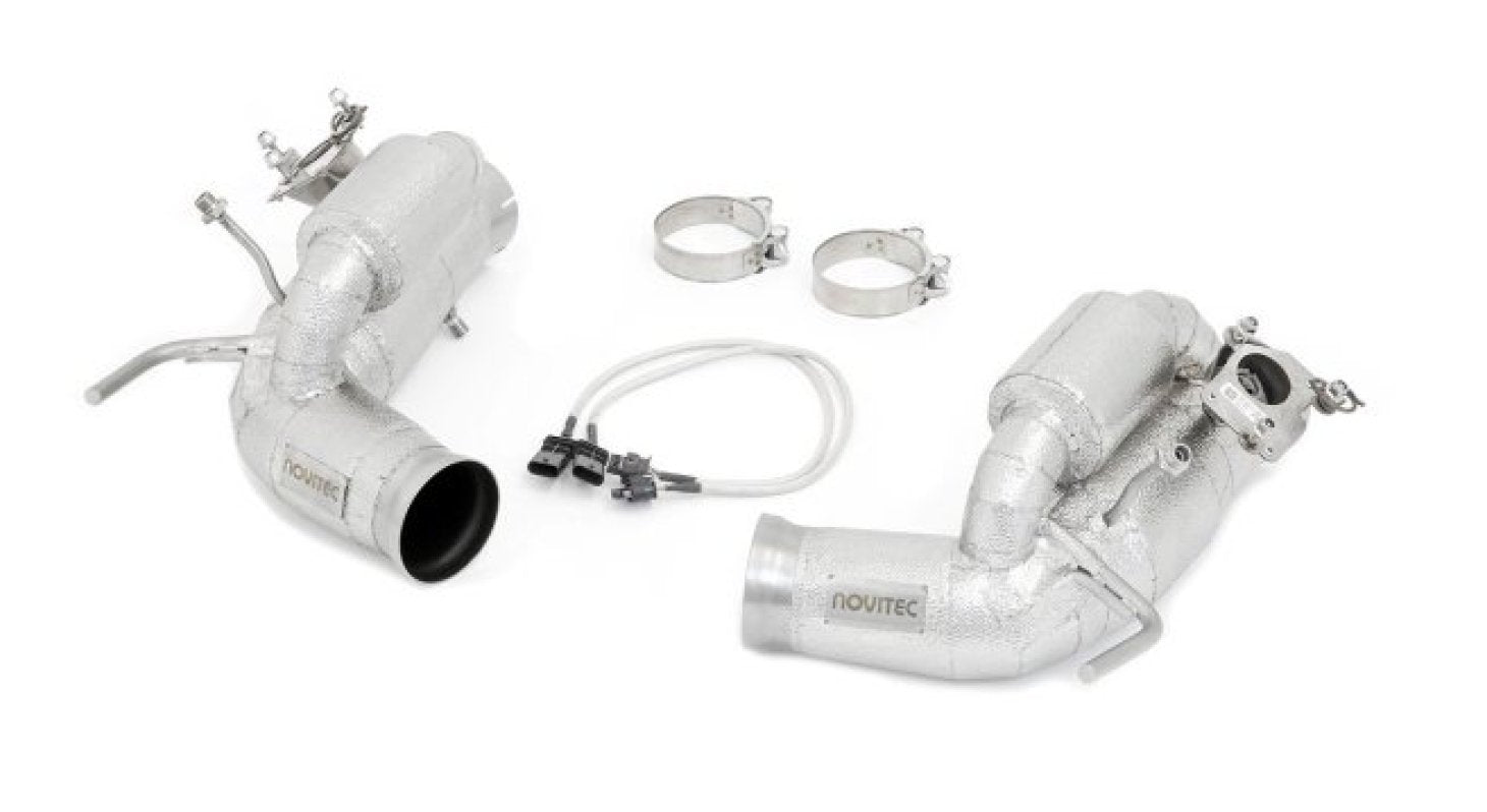 Novitec Ferrari 296 GTB power optimized exhaust system with flap-regulation