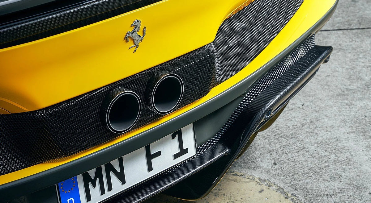 Novitec Ferrari 296GTB tailpipes