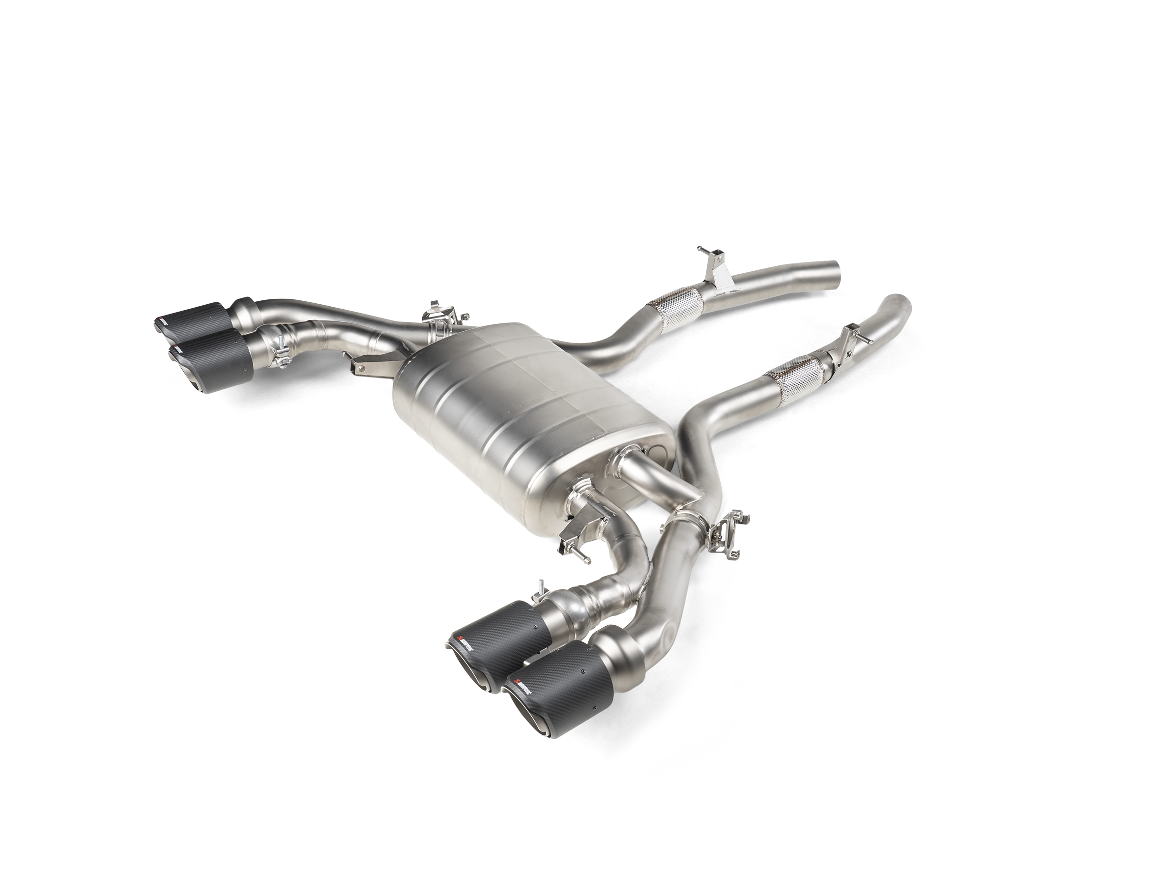 Akrapovic exhaust system for BMW F97 X3M / X3M Competition and F98 X4M / X4M Competition