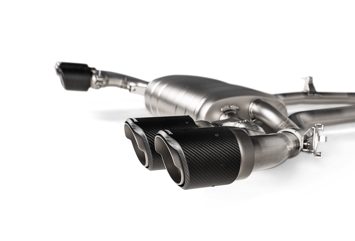 Akrapovic exhaust system for BMW F97 X3M / X3M Competition and F98 X4M