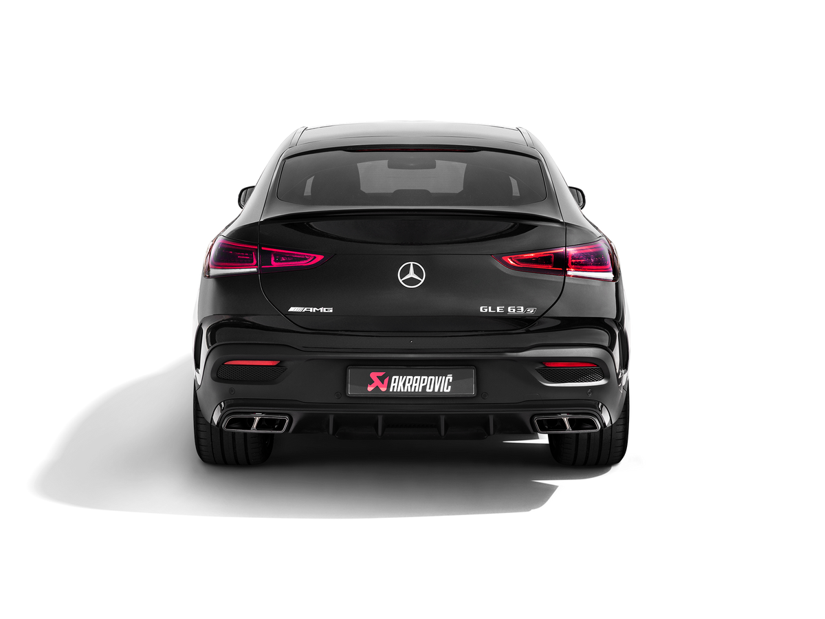 gle63 coupe akrapovic exhaust system