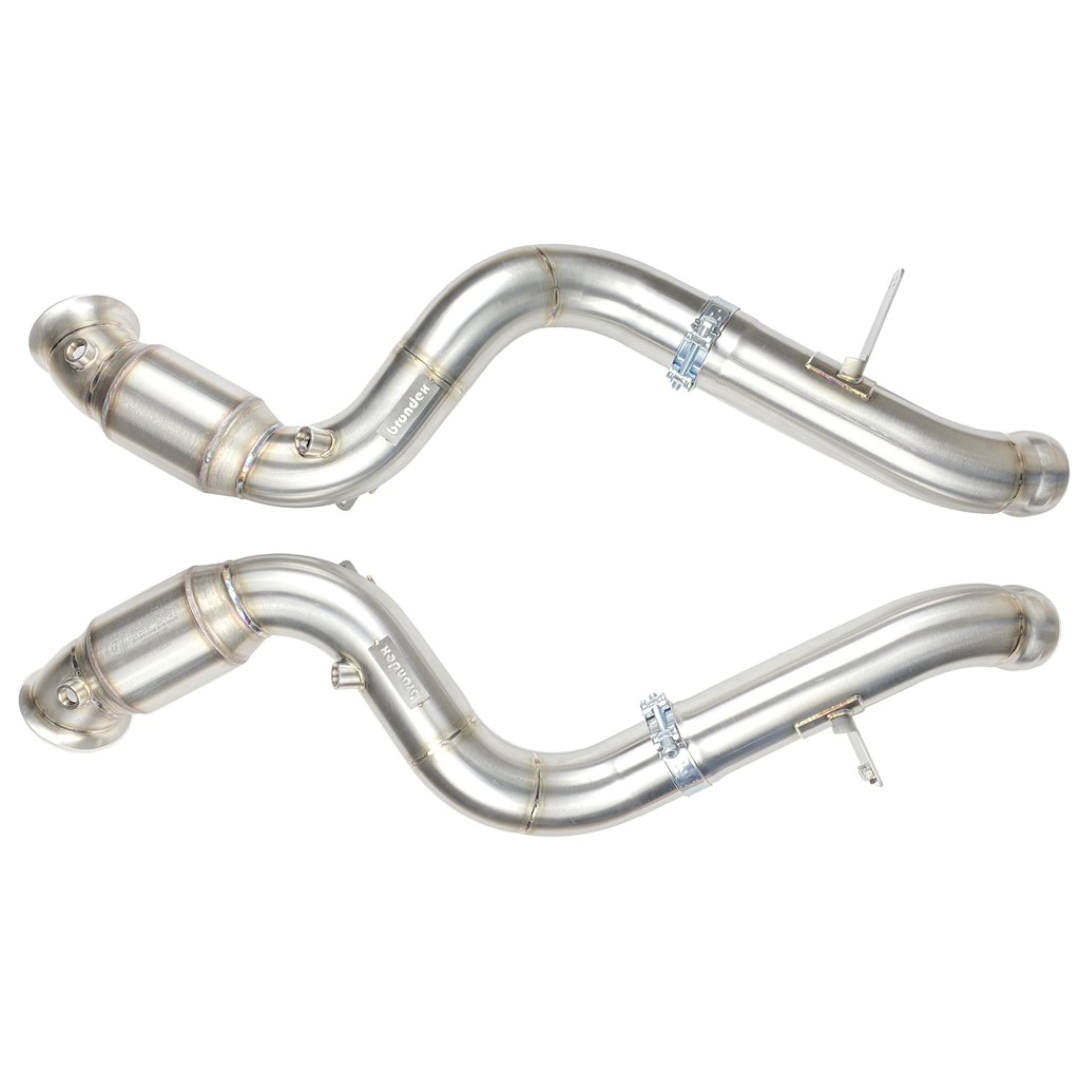 gle63 amg downpipes brondex