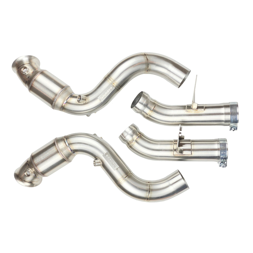 mercedes gle 63 catted downpipes